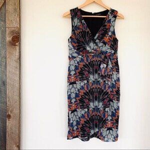 Banana Republic midi dress  with faux wrap front